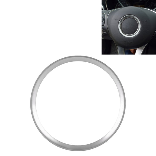 Car Steering Wheel Decorative Ring Cover for Mercedes-Benz,Inner Diameter: 5.8cm (Silver) - Decoration Rings by buy2fix | Online Shopping UK | buy2fix