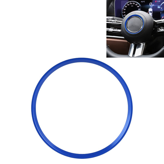 Car Steering Wheel Decorative Ring Cover for Mercedes-Benz,Inner Diameter: 7.2cm (Blue) - Decoration Rings by buy2fix | Online Shopping UK | buy2fix