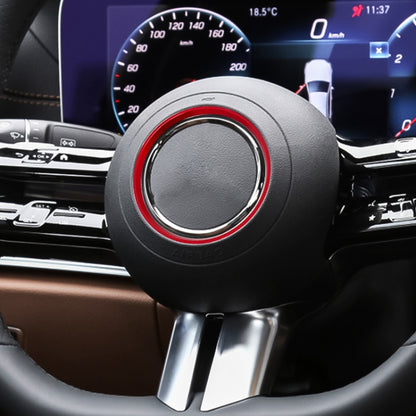 Car Steering Wheel Decorative Ring Cover for Mercedes-Benz,Inner Diameter: 7.2cm (Red) - Decoration Rings by buy2fix | Online Shopping UK | buy2fix