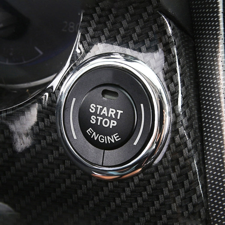 Car Engine Start Key Push Button Ring Trim Sticker for Infiniti (Black) - Decoration Rings by buy2fix | Online Shopping UK | buy2fix