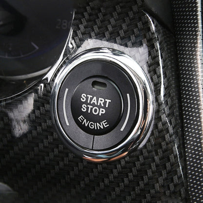 Car Engine Start Key Push Button Ring Trim Sticker for Infiniti (Black) - Decoration Rings by buy2fix | Online Shopping UK | buy2fix