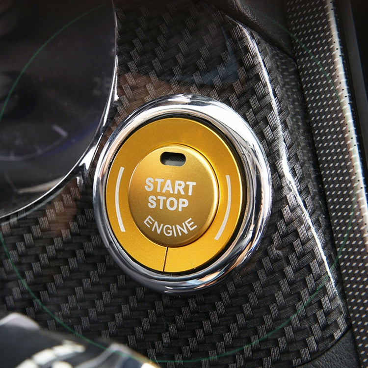 Car Engine Start Key Push Button Ring Trim Sticker for Infiniti (Gold) - Decoration Rings by buy2fix | Online Shopping UK | buy2fix