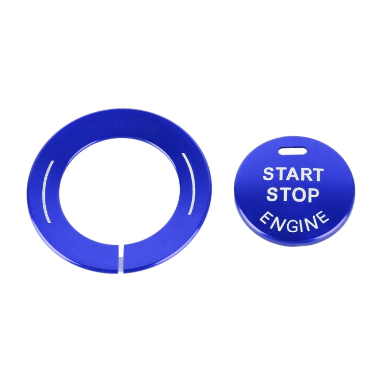 Car Engine Start Key Push Button Ring Trim Sticker for Infiniti (Blue) - Decoration Rings by buy2fix | Online Shopping UK | buy2fix