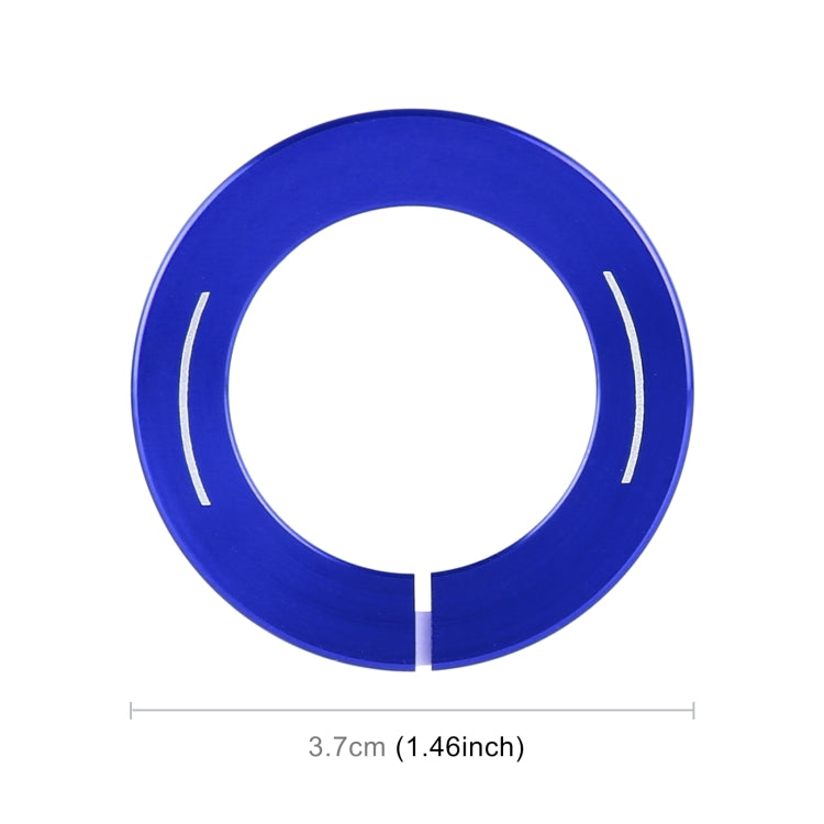 Car Engine Start Key Push Button Ring Trim Sticker for Infiniti (Blue) - Decoration Rings by buy2fix | Online Shopping UK | buy2fix