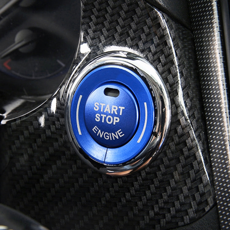 Car Engine Start Key Push Button Ring Trim Sticker for Infiniti (Blue) - Decoration Rings by buy2fix | Online Shopping UK | buy2fix