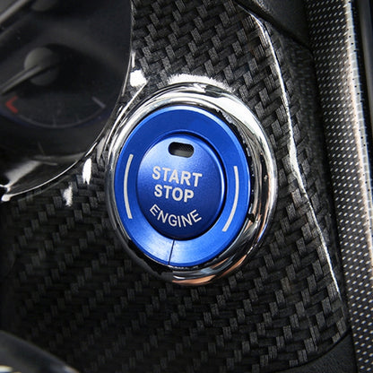 Car Engine Start Key Push Button Ring Trim Sticker for Infiniti (Blue) - Decoration Rings by buy2fix | Online Shopping UK | buy2fix