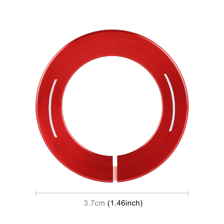 Car Engine Start Key Push Button Ring Trim Sticker for Infiniti (Red) - Decoration Rings by buy2fix | Online Shopping UK | buy2fix