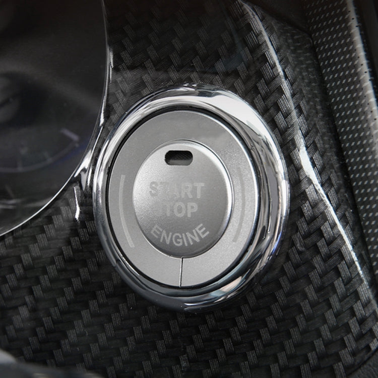 Car Engine Start Key Push Button Ring Trim Sticker for Infiniti (Silver) - Decoration Rings by buy2fix | Online Shopping UK | buy2fix