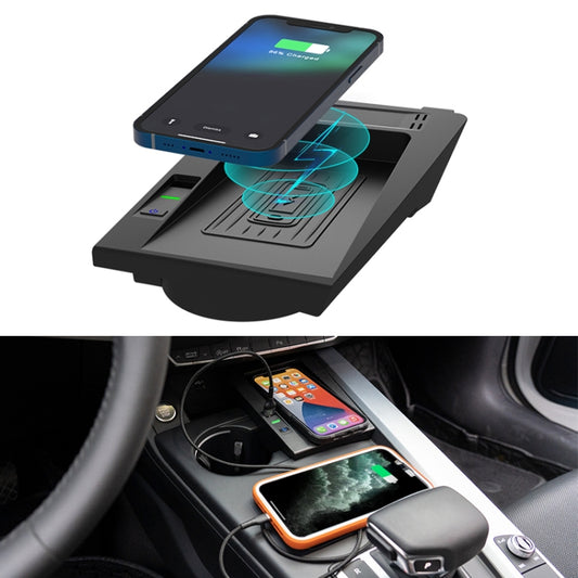 Car Qi Standard Wireless Charger 15W Quick Charging for Audi A4 A5 S4 S5 2017-2021, Left Driving - Wireless Charging Pads by buy2fix | Online Shopping UK | buy2fix