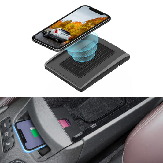 Car Qi Standard Wireless Charger 10W Quick Charging for Cadillac XT5 XT6 2019-2022, Left and Right Driving - Wireless Charging Pads by buy2fix | Online Shopping UK | buy2fix