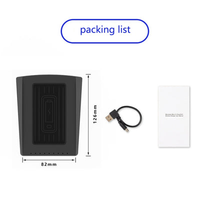 Car Qi Standard Wireless Charger 10W Quick Charging for Cadillac XT5 XT6 2019-2022, Left and Right Driving - Wireless Charging Pads by buy2fix | Online Shopping UK | buy2fix