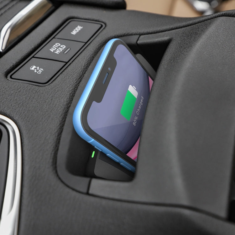 Car Qi Standard Wireless Charger 10W Quick Charging for Cadillac XT5 XT6 2019-2022, Left and Right Driving - Wireless Charging Pads by buy2fix | Online Shopping UK | buy2fix