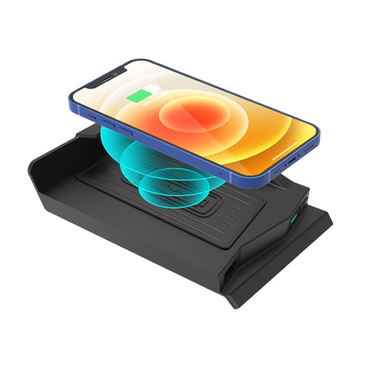 Car Qi Standard Wireless Charger 15W Quick Charging for Cadillac CT5 2020-2022, Left Driving - Wireless Charging Pads by buy2fix | Online Shopping UK | buy2fix