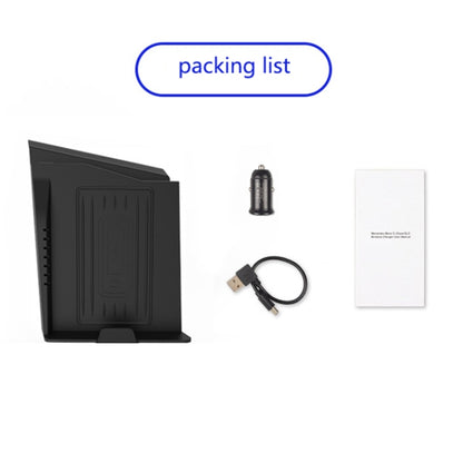 Car Qi Standard Wireless Charger 15W Quick Charging for Cadillac CT5 2020-2022, Left Driving - Wireless Charging Pads by buy2fix | Online Shopping UK | buy2fix