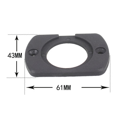5 PCS 1 Hole Car Modified USB Charging Voltmeter Cigarette Lighter Panel - Car Interior Mouldings by buy2fix | Online Shopping UK | buy2fix