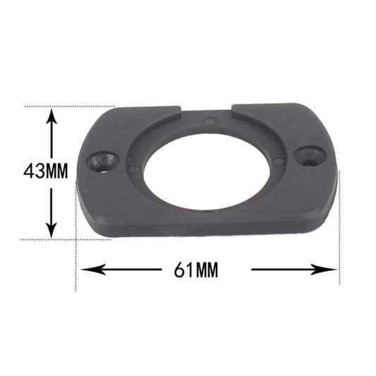 5 PCS 1 Hole Car Modified USB Charging Voltmeter Cigarette Lighter Panel - Car Interior Mouldings by buy2fix | Online Shopping UK | buy2fix