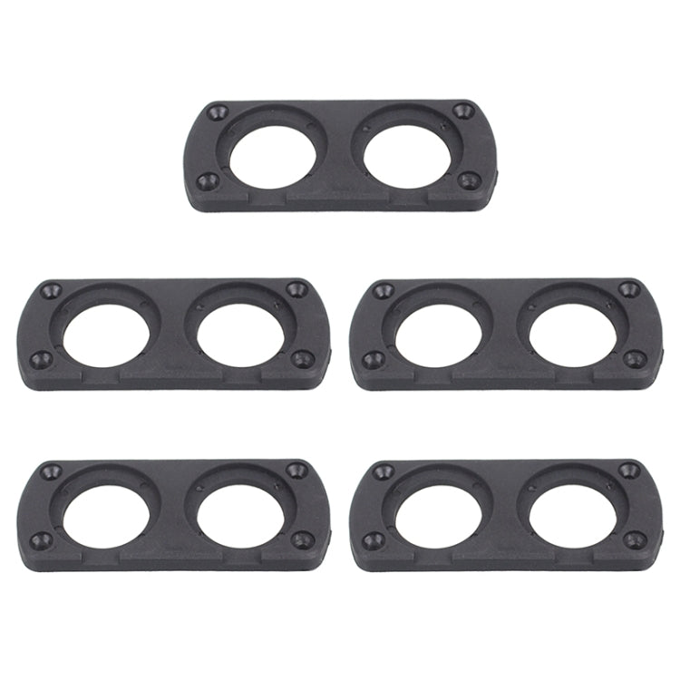 5 PCS 2-Hole Car Modified USB Charging Voltmeter Cigarette Lighter Panel - Car Interior Mouldings by buy2fix | Online Shopping UK | buy2fix