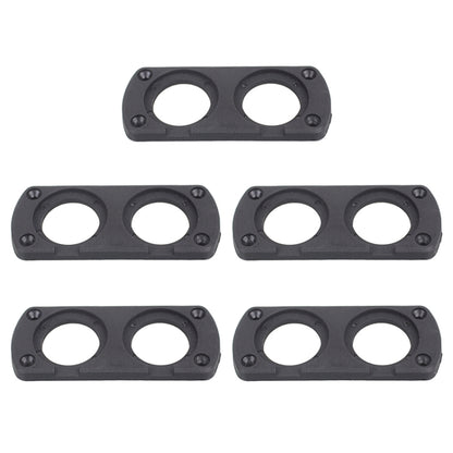 5 PCS 2-Hole Car Modified USB Charging Voltmeter Cigarette Lighter Panel - Car Interior Mouldings by buy2fix | Online Shopping UK | buy2fix