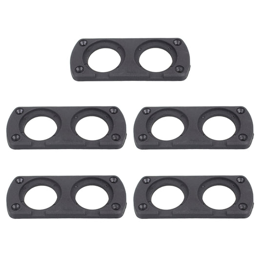 5 PCS 2-Hole Car Modified USB Charging Voltmeter Cigarette Lighter Panel - Car Interior Mouldings by buy2fix | Online Shopping UK | buy2fix