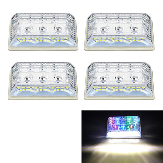 4 PCS ZS-6001 DC24V Car / Truck Side Marker Indicator Lights Bulb Lamp (Colorful Light) - Clearance Lights by buy2fix | Online Shopping UK | buy2fix