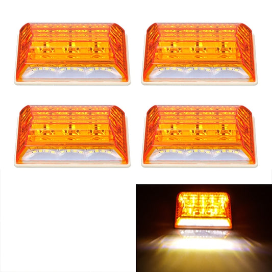 4 PCS ZS-6001 DC24V Car / Truck Side Marker Indicator Lights Bulb Lamp (Yellow Light) - Clearance Lights by buy2fix | Online Shopping UK | buy2fix