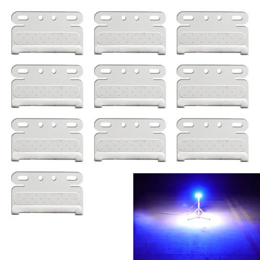 10 PCS ZS-7009 DC24V Waterproof Car / Truck Side Marker Indicator Lights Bulb Lamp(Blue Light) - Clearance Lights by buy2fix | Online Shopping UK | buy2fix