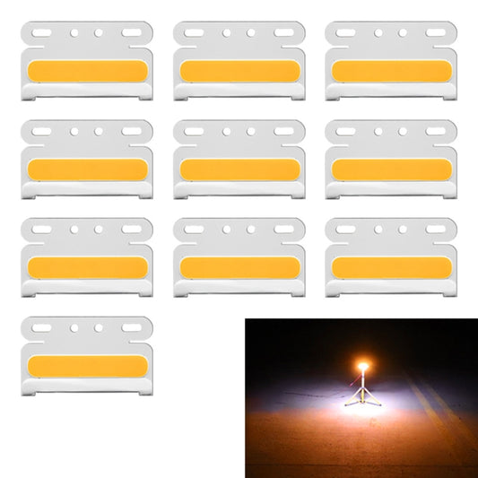 10 PCS ZS-7009 DC24V Waterproof Car / Truck Side Marker Indicator Lights Bulb Lamp(Yellow Light) - Clearance Lights by buy2fix | Online Shopping UK | buy2fix