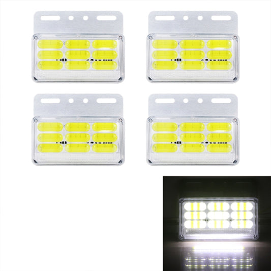 4 PCS ZS-9001 DC24V 9D Waterproof Car / Truck Side Marker Indicator Lights Bulb Lamp (White Light) - Clearance Lights by buy2fix | Online Shopping UK | buy2fix