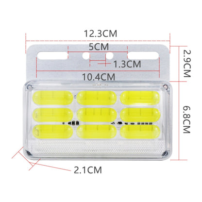 4 PCS ZS-9001 DC24V 9D Waterproof Car / Truck Side Marker Indicator Lights Bulb Lamp (Green Light) - Clearance Lights by buy2fix | Online Shopping UK | buy2fix