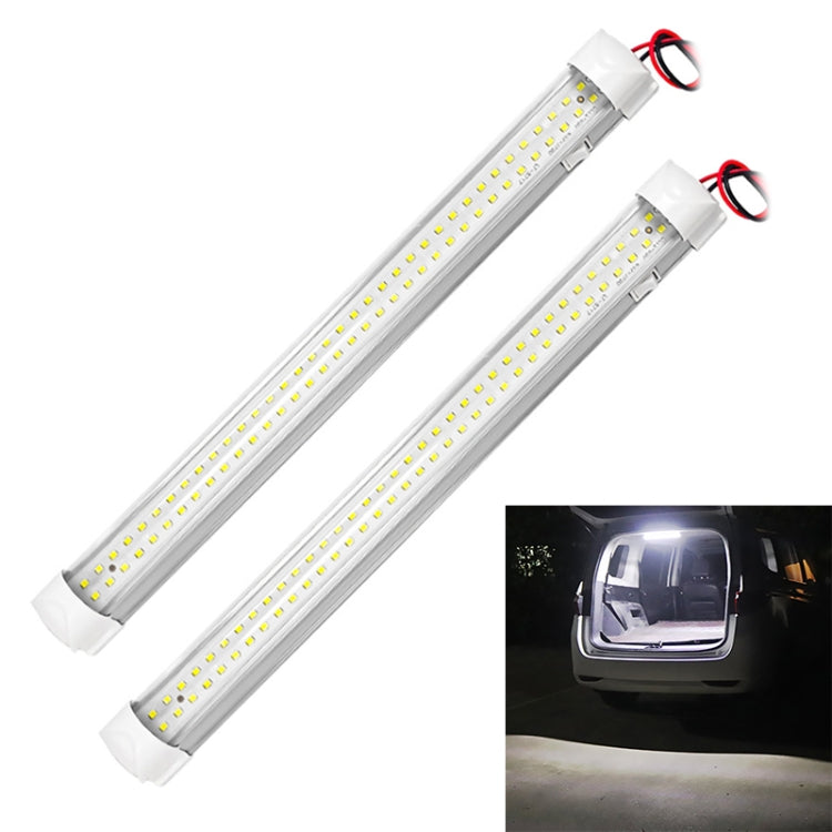 2 PCS ZS-3332 12-85V High Bright 72LEDs RV Dome Light Cabin Light Bar - Dome Lights by buy2fix | Online Shopping UK | buy2fix