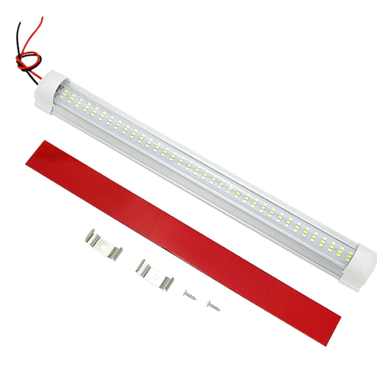 2 PCS ZS-3333 Side Switch Type 12-80V High Bright 108LEDs Car Dome Light Cabin Light Bar - Dome Lights by buy2fix | Online Shopping UK | buy2fix