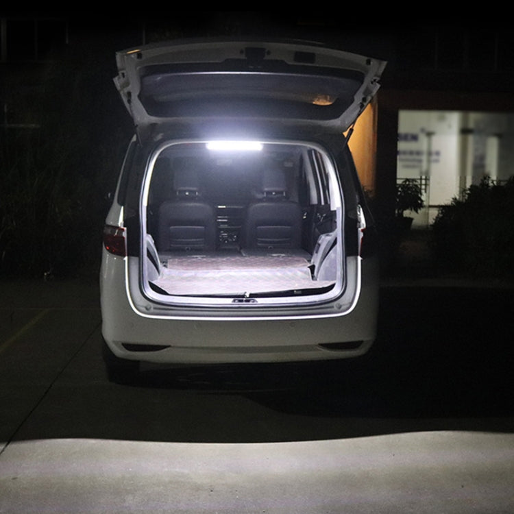 2 PCS ZS-3333 Side Switch Type 12-80V High Bright 108LEDs Car Dome Light Cabin Light Bar - Dome Lights by buy2fix | Online Shopping UK | buy2fix