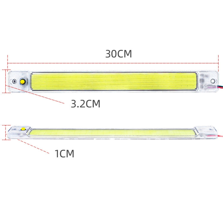 2 PCS ZS-3348 DC12-24V High Bright 84 COB Lamp Beads Car Dome Light Cabin Light Bar - Dome Lights by buy2fix | Online Shopping UK | buy2fix