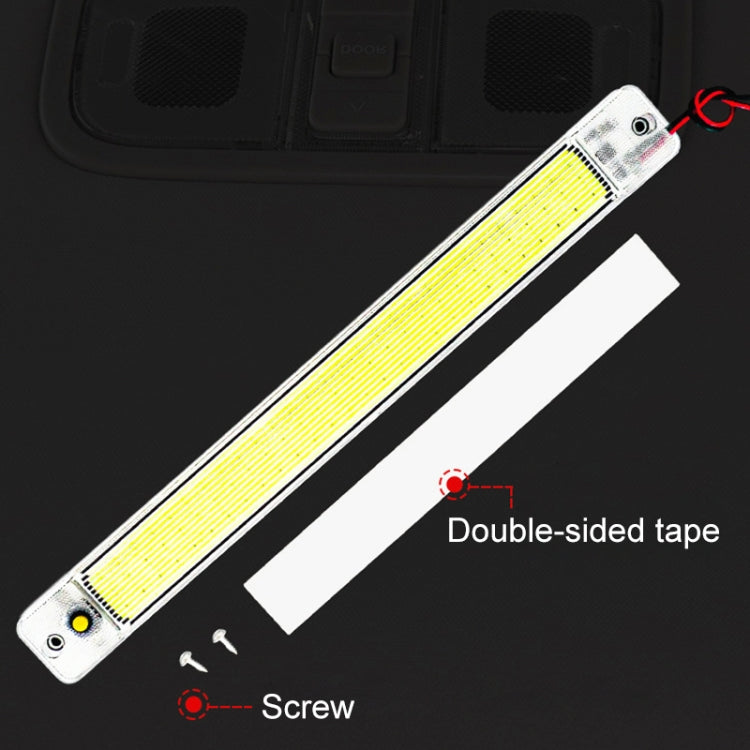 2 PCS ZS-3348 DC12-24V High Bright 84 COB Lamp Beads Car Dome Light Cabin Light Bar - Dome Lights by buy2fix | Online Shopping UK | buy2fix