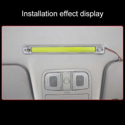 2 PCS ZS-3348 DC12-24V High Bright 84 COB Lamp Beads Car Dome Light Cabin Light Bar - Dome Lights by buy2fix | Online Shopping UK | buy2fix