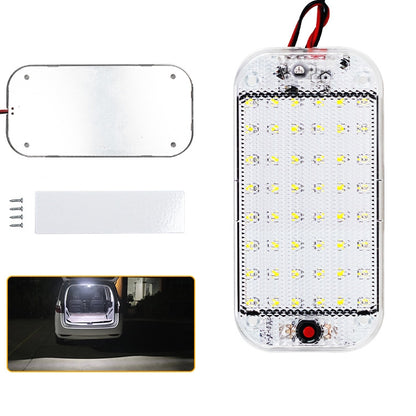 2 PCS ZS-3350 DC12-85V High Bright 48LEDs Lamp Beads Car Dome Light Cabin Light Bar - Dome Lights by buy2fix | Online Shopping UK | buy2fix