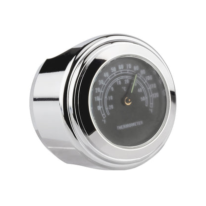 2 PCS Motorcycle 22-25mm Handlebar Thermometer (Black) - Others by buy2fix | Online Shopping UK | buy2fix