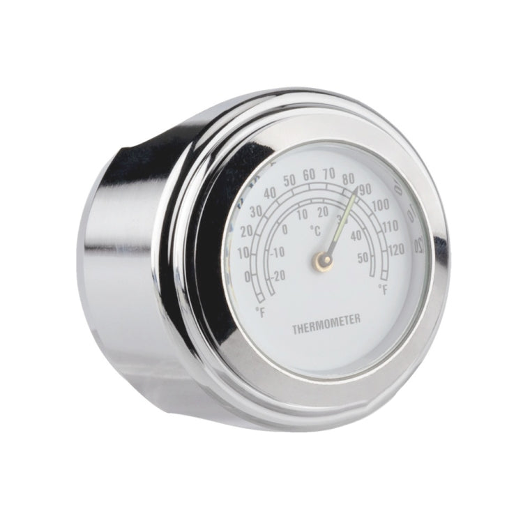 2 PCS Motorcycle 22-25mm Handlebar Thermometer (White) - Others by buy2fix | Online Shopping UK | buy2fix