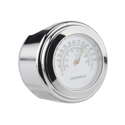 2 PCS Motorcycle 22-25mm Handlebar Thermometer (White) - Others by buy2fix | Online Shopping UK | buy2fix
