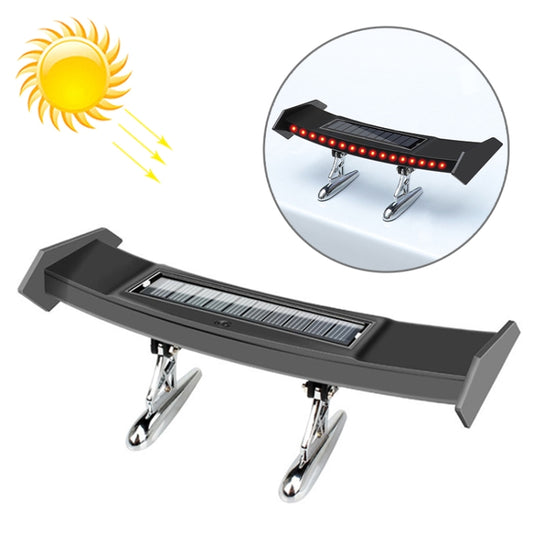 Car Mini Rear Wing with Light Solar Anti-collision Tail Light - Warning Lights by buy2fix | Online Shopping UK | buy2fix