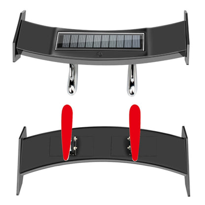 Car Mini Rear Wing with Light Solar Anti-collision Tail Light - Warning Lights by buy2fix | Online Shopping UK | buy2fix