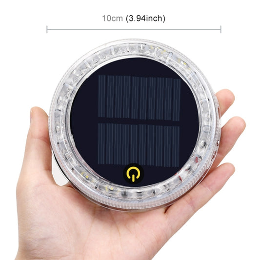2 PCS Car Touch Light Solar LED Flashing Light - Warning Lights by buy2fix | Online Shopping UK | buy2fix