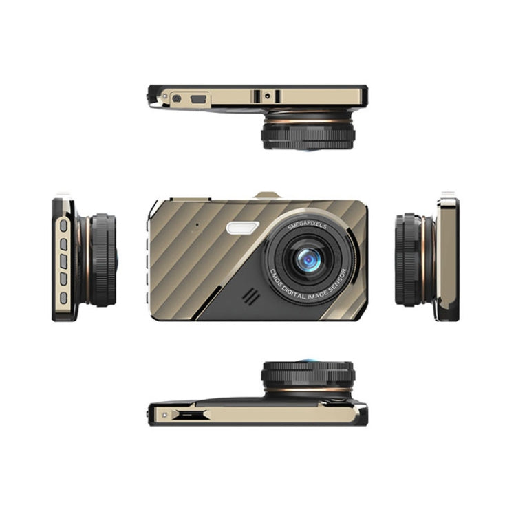 Q50 Car 4 inch HD 1080P Night Vision Front and Rear Dual-lens Driving Recorder by buy2fix