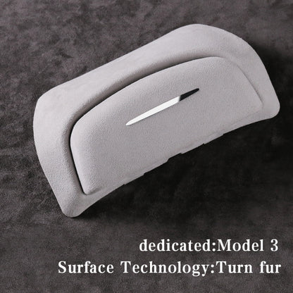 Car Suede Wrap Version Sunglasses Storage Box for Tesla Model 3 2019-2023 by buy2fix