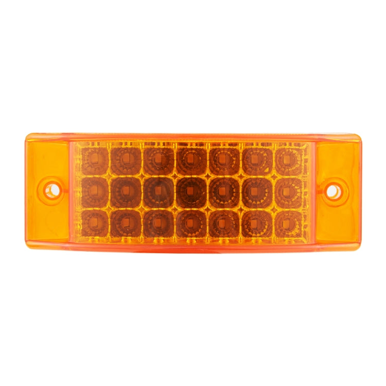 MK-142 DC12V-24V 21LEDs Car Tail Light Running Water Flashing Edge Light (Yellow Light) - Dome Lights by buy2fix | Online Shopping UK | buy2fix