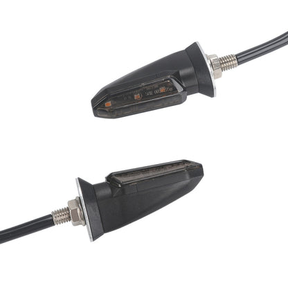 4 PCS MK-200 3LED Highlight Motorcycle Turn Signal Light (Black) - Signal Lights by buy2fix | Online Shopping UK | buy2fix