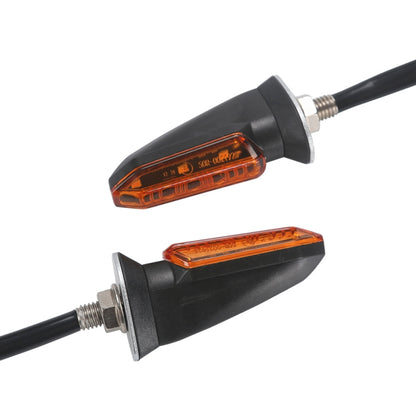 4 PCS MK-200 3LED Highlight Motorcycle Turn Signal Light (Yellow) - Signal Lights by buy2fix | Online Shopping UK | buy2fix
