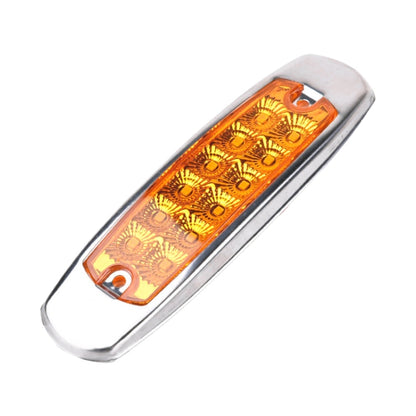 4 PCS MK-338 DC12-24V Truck 12LEDs Side Clearance Maker Light (Yellow Light) - Clearance Lights by buy2fix | Online Shopping UK | buy2fix