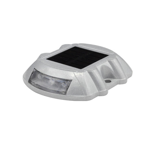 Solar Horseshoe Road Stud Light Car Guidance Light Road Deceleration Light, Constantly Bright Version (Red) - Street Lights by buy2fix | Online Shopping UK | buy2fix