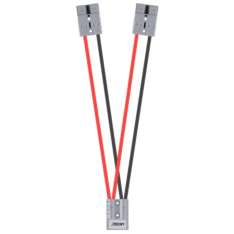 50A 600V Battery Charger Battery Quick Disconnect Plug Trailer Winch Connector with 1FT Cable (1 Round 2) - DIY Cables by buy2fix | Online Shopping UK | buy2fix